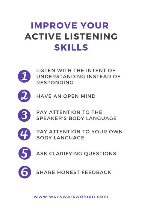 Great communication skills are one of the most sought after skills required by companies. But when we talk about communication skills we often miss the most important communication skill of all, active listening. Here are a few ways you can practice and improve your active listening skills.   #WorkWarsWomen #activelistening #practiceactivelistening #activelisteningskills #leadershipskills #greatleadership #womenleaders #careertips #careertalk #careerhelp #careers #womenleadership #careeradvice Improving Communication Skills, Active Listening Activities, Mindful Listening, Active Listening Skills, Importance Of Listening, Business Communication Skills, Mindful Communication, Good Listening Skills, Verbal Communication