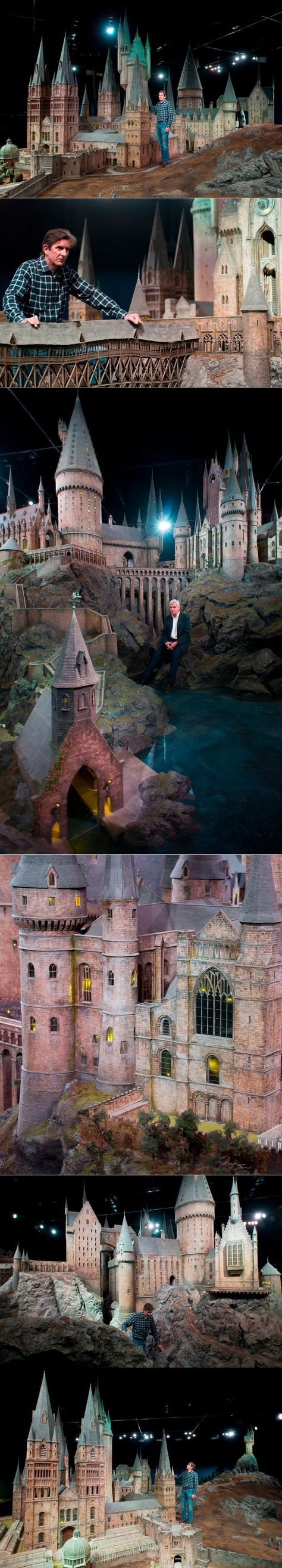 Hogwarts Scale Model - Jose Granell Castle Model, Fiber Optic Lights, Film Harry Potter, Warner Bros Studio Tour, Warner Bros Studio, Philosopher's Stone, Theme Harry Potter, Hogwarts Castle, Lord Voldemort