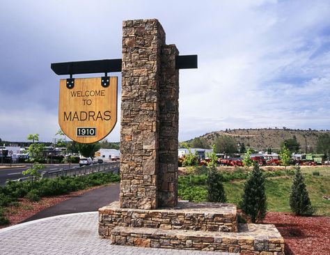 Madras City, Madras Oregon, Subdivision Sign, Oregon Waterfalls, Evergreen Forest, Sign Company, Market Analysis, Central Oregon, American Cities