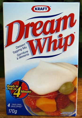 Dream Whip to boxed cake mixes, in place of oil called for. My mom has been a caterer/wedding cake baker for 35yrs and has always done this. Makes cakes soooo moist and fluffy! Dream Whip Recipes Desserts, Dream Whip Cake Recipe, Dream Whip Recipes, Whip Recipes, Dream Whip, Cake Mixes, Boxed Cake, Box Cake Mix, White Powder