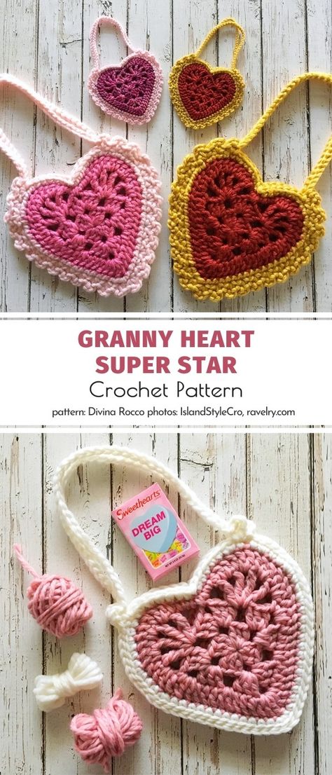 Amigurumi Patterns, Crochet Heart Decor, What To Crochet For Valentines Day, Heart Purse Crochet Pattern, Crafts To Make For Valentines Day, Crochet Granny Square Gifts, Crochet Heart Pouch Free Pattern, Easy Crochet Valentines, Crochet Projects For Valentines Day