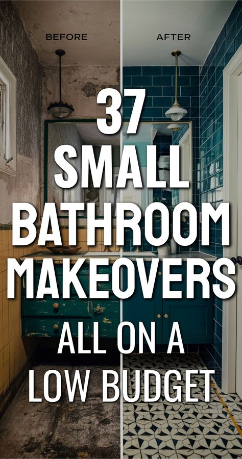 Bathroom Renovations and Cheap Bathroom Makeovers - Small bathroom remodel on a budget color schemes decorating ideas DIY bathroom upgrades on a budget small full bathroom ideas modern farmhouse decor simple bathroom interior design - DIY home improvement projects Simple Diy Bathroom Makeover, Diy Bathroom Ideas On A Budget, Small Bathroom Decor Ideas On A Budget Color Schemes, Farmhouse Bathroom Colors Scheme, Small Bathroom Remodel On A Budget, Color Schemes For Small Bathrooms, Simple Bathroom Ideas Small, Cheap Bathroom Ideas, Small Bathroom Color Ideas