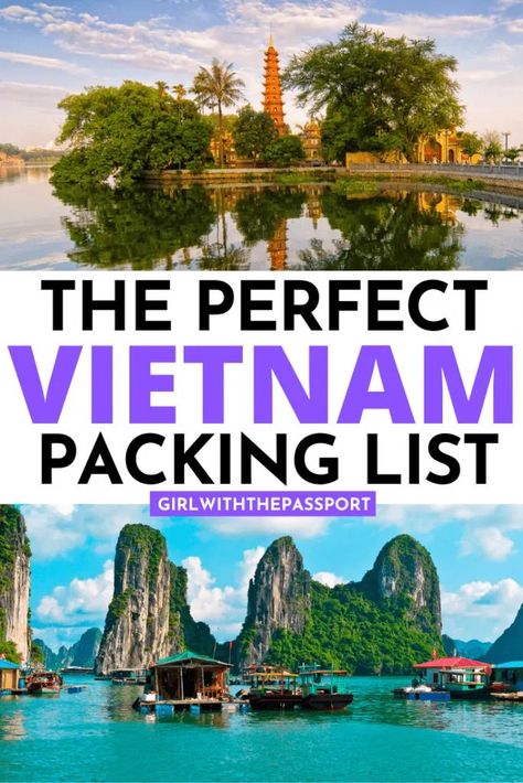 What to Wear in Vietnam: A Vietnam Packing List - Girl With The Passport Outfits For Vietnam Trip Women, Packing List For Vietnam, Southeast Asia Outfits What To Wear, Outfits To Wear In Vietnam, Vietnam Trip Outfit Women, Packing For Vietnam For Women, Packing Vietnam, Vietnam Packing List For Women, What To Wear In Vietnam