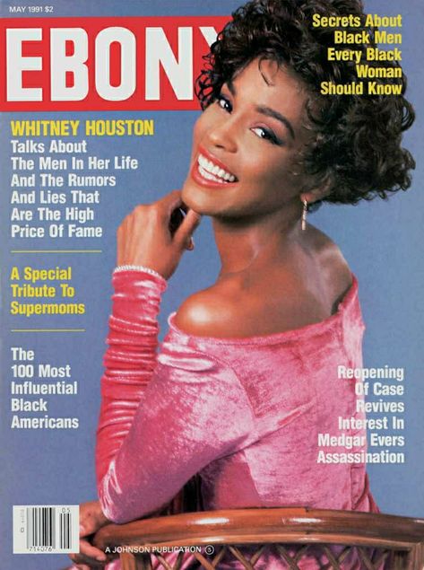 WHITNEY HOUSTON | EBONY MAGAZINE MAY,1991 COVER . PHOTOGRAPHED BY MONETA SLEET JR. Models, Houston, Actresses, History, Black Women, Whitney Houston, Music Legends, Super Mom, Black Men