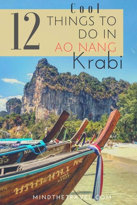 Ao Nang Beach Krabi, Ao Nang Thailand, Thailand Krabi, Pai Thailand, Ao Nang Beach, Thailand Itinerary, Railay Beach, Thailand Travel Guide, Thailand Travel Tips
