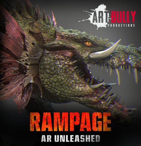 Augmented Reality, Art, Film Posters, Rampage Movie, Movie Monsters, How To Train Your Dragon, Godzilla, Pop Culture, Film