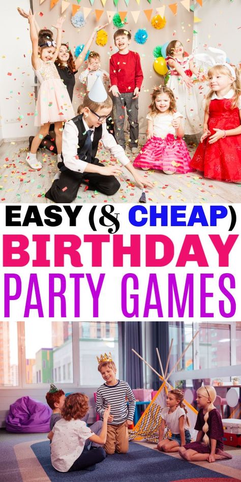 Simple Birthday Party Games, Boys Birthday Party Games Indoor, Simple Kids Party Games, Lateover Birthday Party, Bday Party Games Kids, Kid’s Birthday Party Games, Easy Birthday Crafts For Kids, Birthday Activity Ideas For Kids, Games For 10th Birthday Party