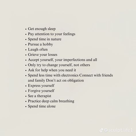 Self-love list mindset mental health Starting Therapy Quotes, Advice On Self Love, Talk Too Much Quotes, Discipline Aesthetic, Journal Motivation, Reminder List, Better Mindset, Fit Babe, Best Self Quotes