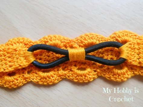 My Hobby Is Crochet: Thread headband- free pattern with tutorial Crochet Pikachu, Bandeau Au Crochet, Confection Au Crochet, Crochet Headband Pattern, Crochet Hair Accessories, Crochet Ear Warmer, My Hobby, Crochet Diy, Headband Pattern