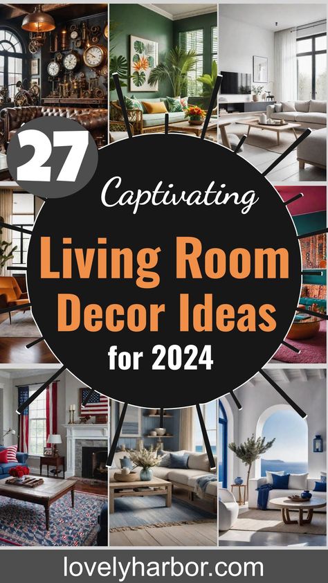 27 Captivating Living Room Decor Ideas For 2024 Cosy Living Room Ideas Modern, Modem Living Room Ideas, Wallpapered Living Room Ideas, Grey Eclectic Living Room, Cute Ways To Decorate Your Living Room, Posh Living Room Ideas, Complete Living Room Design, Decorating My Living Room Ideas, Decorating Rectangular Living Room