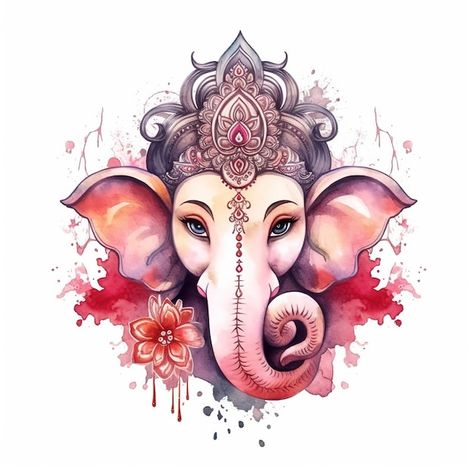 Cute Ganesha Drawing, Mandala Ganesha, Ganesha Mandala Art, Hanuman Painting, Painting Ganesha, Arte Ganesha, Ganesha Artwork, Ganesha Drawing, Ganesha Tattoo