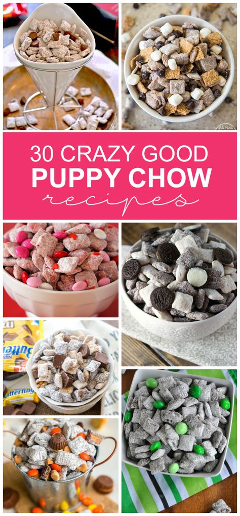 Holiday Puppy Chow, Best Puppy Chow Recipe, Puppy Chow Snack, Chex Puppy Chow, Puppy Chow Chex Mix Recipe, Bake Sale Treats, Chex Mix Puppy Chow, Muddy Buddies Recipe, Chow Recipe