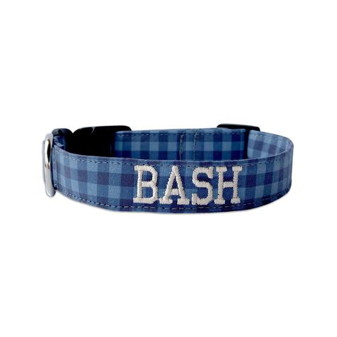 Excited to share this item from my #etsy shop: Dog Collar, Embroidered Dog Collar, Personalized Dog Collar, Buffalo Plaid Dog Collar, Collar, Blue Plaid Collar, boy dog collar Preppy Dog Collar, Embroidered Number, Preppy Dog, Engraved Dog Collar, Luxury Dog Collars, Plaid Dog Collars, Embroidered Dog, Fox Dog, Dog Collar Boy
