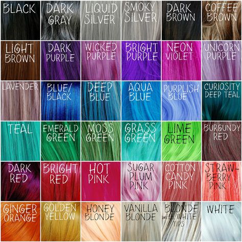 This Color chart has helped me a lot about choosing which color to go. Couples Matching Hair Dye, Rarest Hair Color, Hair Color Names, Pelo Editorial, Exotic Hair Color, Hair Color Swatches, Pale Skin Hair Color, Unnatural Hair Color, Yellow Blonde