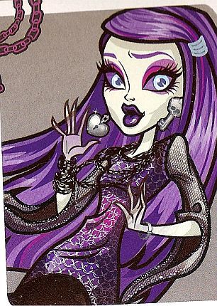 Spectra picture day Tumblr, Kawaii, Porter And Spectra, Ghoulia Monster High, Purple Characters, Monster High Spectra, Im The Best, Monster High Makeup, Spectra Vondergeist