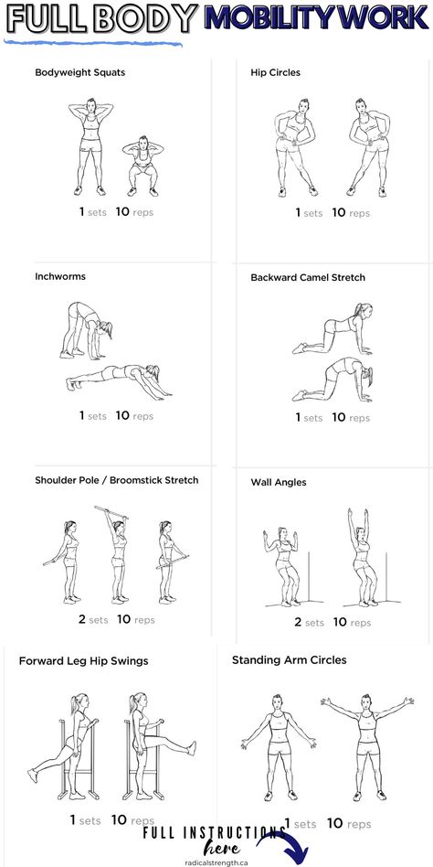 Back Exercises, Upper Body Home Workout, Hip Mobility Exercises, Body Stretches, Foam Rolling, Body Workout At Home, Mobility Exercises, At Home Exercises, Free Workouts