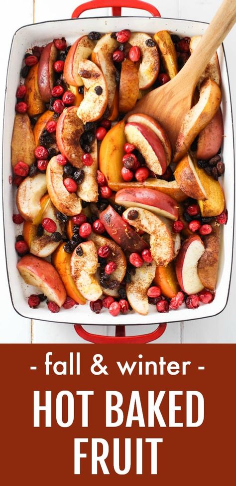 Baked Apple Recipes, Healthy Fruit Desserts, Winter Breakfast, Platter Ideas, Spiced Fruit, Baked Pears, Dessert Aux Fruits, Baked Fruit, Pear Recipes