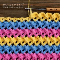 Crochet 3d Stitch Patterns, 3d Crochet Blanket Pattern Free, 3d Crochet Patterns, Shell Stitch Crochet Pattern, V Stitch Crochet Blanket, Crochet 3d Stitch, V Stitch Crochet, Crochet Blanket Stitch Pattern, Baby Afghan Crochet Patterns