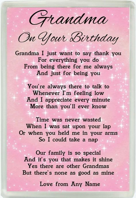 Happy birthday grandma!!! I live you Poems For Grandma Birthday, Happy Birthday Grandma Poem, Grandma Birthday Quotes From Granddaughter, Birthday Sayings For Grandma, Poems For Birthday Cards, Happy Birthday For Grandma, Quotes For Grandma Birthday, Thank You Grandma, Happy Birthday Cards For Grandma