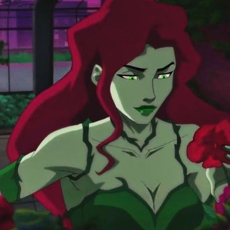 Iconic Female Villains, Posion Ivy Aesthetic, Poison Ivy Pfp, Poison Ivy Aesthetic, Poison Ivy Character, Poison Ivy Cartoon, Poison Ivy Dc, Poison Ivy Pictures, Poision Ivy