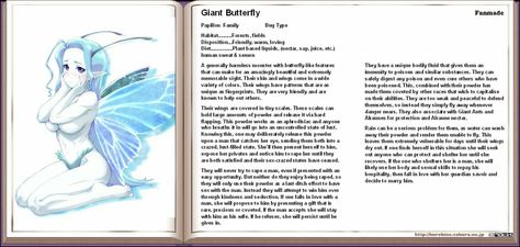 Giant Butterfly, Bug Type, Penguin Species, Monster Girl Encyclopedia, Butterfly Girl, Monster Girls, Witch Doctor, Monster Characters, Monster Musume