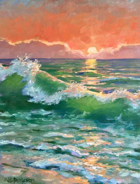 sea, painting, watercolor painting, art, oil painting, seascape painting, water, canvas, splash, ocean, summer, acrylic, surf, watercolor, travel Painting Of The Beach, Sunset Landscape Art, Beach Shoreline, Linen Board, Beach Sunset Painting, Oil Landscape, Painting Beach, Beach At Sunset, Wave Painting