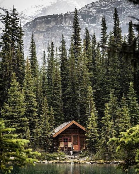 Hiking • Outdoors • Adventure on Instagram: "The UNESCO World Heritage-listed Canadian Rockies stretch for 69,498sqmi (180,000sqkm) through British Columbia and Alberta. The region brings in millions of visitors from around the world every year, due to its picturesque views at every turn. ⁣ ⁣ 📸 Thank you @jackhonglee @danschyk @fameisficklefood and @calibreus for your beautiful captures!⁣ ⁣ 📌 The Canadian Rockies 🇨🇦⁣ ⁣ ✅ Wanna get featured? Follow @hikingtheglobe and tag # hikingtheglobe in Rustic Homes, Quaint Cabin, Cabin In The Forest, Diy Log Cabin, Old Cabins, Log Cabin Rustic, Little Cabin In The Woods, Cabin In The Mountains, Small Log Cabin