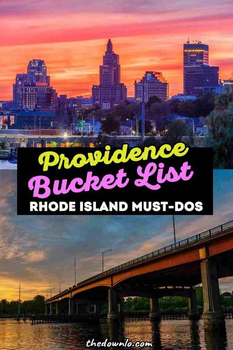 The best things to do in Providence Rhode Island, how to get to providence from boston (take the amtrak train!), providence airports, ferries, day and weekend trips to block island and newport ri, and everything you need to know about waterfire for an east coast weekend road trip. Fall In Rhode Island, What To Do In Providence Rhode Island, Rhode Island Road Trip, Providence Rhode Island Fall, Rhode Island Things To Do, Providence Rhode Island Food, Things To Do In Providence Rhode Island, Things To Do In Rhode Island, Road Island