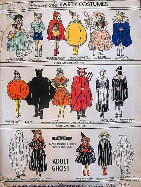 Comic Con Outfit Ideas, Paper Costume, 1920s Halloween, Halloween Costume Patterns, Ghost Costumes, Vintage Halloween Images, Classic Halloween Costumes, Witch Costumes, Vintage Halloween Costume