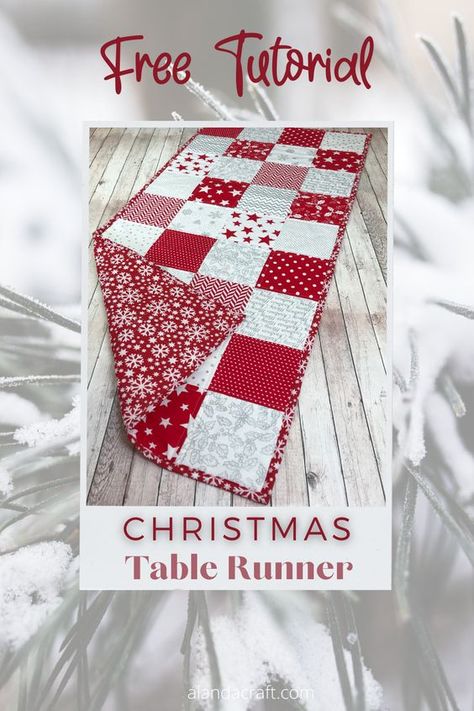 Natal, Patchwork, Quilt Table Runners Christmas, Christmas Table Runner Sewing Pattern, Quilt Christmas Table Runner Patterns, Free Quilt Table Runner Patterns, Diy Christmas Runner, Quilted Christmas Table Toppers, Christmas Quilts Ideas Free Pattern Table Runners