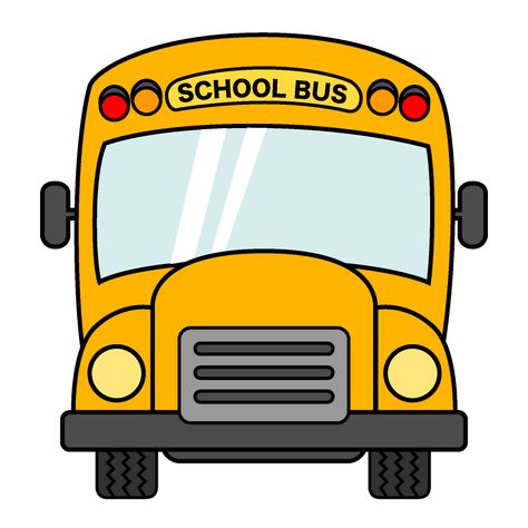 Front of School Bus Download Picture｜illustoon Organisation, School Bus Drawing, Vehicles Drawing, Bus Sekolah, School Bus Clipart, School Bus Pictures, 100 Días De Clases, Bus Drawing, Teaching Clipart