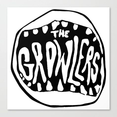 Growlers Band, Band Drawings, The Growlers, Cricut Logo, Band Stickers, Sticker For Car, Mac Computer, Band Logo, Music Logo