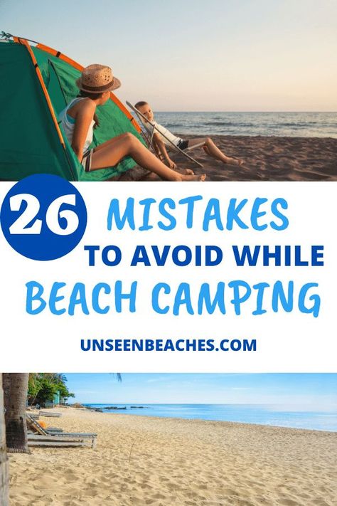 Camping On The Beach Hacks, Florida Beach Camping, Beach Camping Essentials, Camping At The Beach Hacks, Rv Beach Camping Tips, Beach Camping Food, Beach Camping Aesthetic, Beach Camping Hacks, Beach Camping Outfits