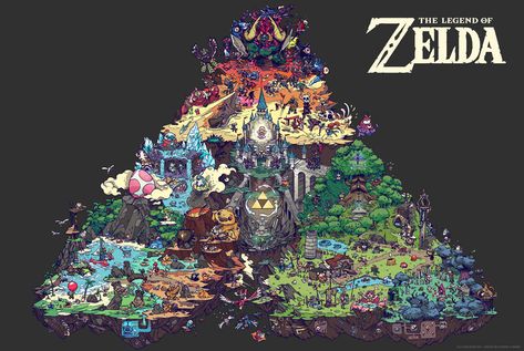 Zelda Map, Arte Do Hulk, Legend Of Zelda Characters, Zelda Game, Pop Art Wallpaper, Zelda Art, Legend Of Zelda Breath, Watercolor Effects, 판타지 아트