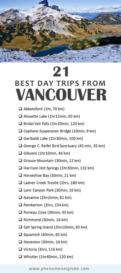 What To See In Vancouver Canada, Travel Canada Tips, Places To Visit In Vancouver Canada, Things To Do In Vancouver Canada Summer, Day Trips From Vancouver Bc, Vancouver Day Trips, Vancouver Canada Travel, Vancouver Photo Ideas, Vancouver Bucket List