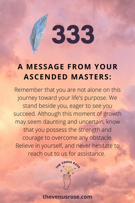 Angel Number 333 is a powerful number that appears repeatedly in your life to deliver a special message from your ascended masters. This number holds deep spiritual meaning and is a sign of guidance and support from the divine realm. If you keep seeing angel number 333, it’s time to pay attention and discover what this number has in store for you. #angelnumber333 #angelnumbers #333 #333meaning Numbers 333 Meaning, 2212 Angel Number Meaning, 03:33 Angel Number Meaning, Angel 333 Meaning, 0303 Angel Number Meaning, Meaning Of 333 Angel Numbers, 333 Meaning Angel Numbers, Angel Number 333 Meaning, 333 Angel Number Meaning