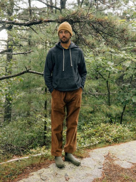 An essential for any cabin boy. 65% Merino Wool, 30% Nylon, 5% Alpaca Men Hike Outfit, Outdoor Mens Style, Fishing Outfit Men, Granola Boy Aesthetic Outfits, Outdoorsy Men Style, Mens Camping Outfits, Granola Outfits Men, Outdoor Style Mens, Granola Men Style