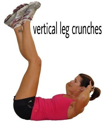 vertical leg crunches. Crunch Variations, Leg Crunches, Vertical Leg Crunches