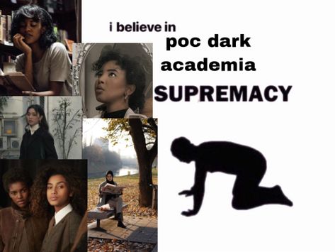 Poc Love Aesthetic, Black Poet Aesthetic, African American Dark Academia, Bipoc Academia Aesthetic, Sapphic Dark Academia Aesthetic, Poc Girlhood, Dark Academia Black Women, Dark Academia People, Pfp Dark Academia