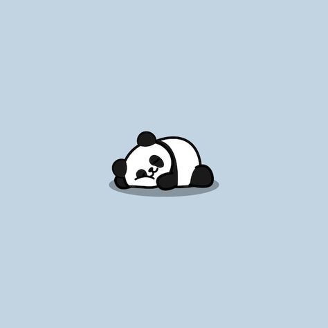 Cute lazy bear sleeping cartoon vector i... | Premium Vector #Freepik #vector #panda-logo #panda #panda-background #bear-logo Panda Icons Aesthetic, Panda Cute Aesthetic, Cute Tiny Drawings, Panda Easy Drawing, Panda Animation, Cute Panda Art, Cute Panda Illustration, Panda Aesthetic, Matching Disney Tattoos
