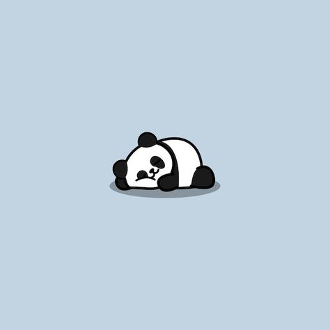 Cute lazy bear sleeping cartoon vector i... | Premium Vector #Freepik #vector #panda-logo #panda #panda-background #bear-logo Wave Icon Aesthetic, Panda Icons Aesthetic, Panda Cute Aesthetic, Panda Easy Drawing, Cute Tiny Drawings, Panda Animation, Cute Panda Art, Cute Panda Illustration, Panda Pfp