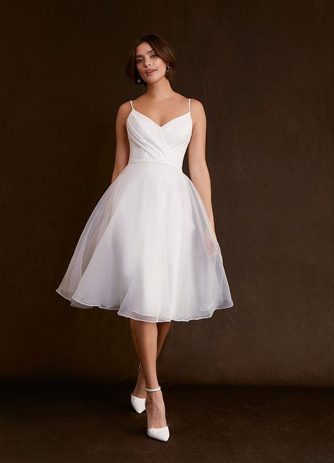 Knee Length Wedding Reception Dress, Bridal Reception Dress Midi, Elegant Mini Wedding Dress, White Aline Midi Dress, Bride Reception Dress Midi, Wedding Reception Change Dress, Strapless Rehearsal Dinner Dress, Summer Cocktail Dress Classy Knee Length, Midi Beach Wedding Dress