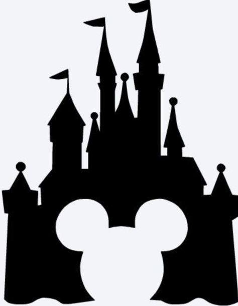 Disney Castle Silhouette | Free download best Disney Castle Silhouette on ClipArtMag.com Disneyland Castle Silhouette, Disney Castle Drawing, Magic Kingdom Svg, Walt Disney Castle, Silhouette Svg Free, Disney Castle Silhouette, Chateau Disney, Castle Cartoon, Logo Disney