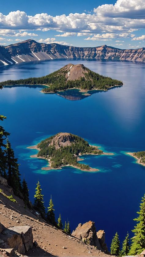 Explore the Majestic Beauty of Crater Lake National Park 🌲 Oregon Crater Lake, Oregon National Park, Breathtaking Places Nature, Clear Lake Oregon, Hawaii City, Crater Lake Lodge, Oregon Lakes, Western America, Usa Nature