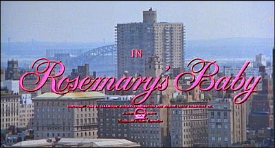 DREAMS ARE WHAT LE CINEMA IS FOR...: ROSEMARY'S BABY 1968 Witchfinder General, Art Of The Title, Rosemary's Baby, Mia Farrow, Vincent Price, Robert Evans, Roman Polanski, Rose Marie, Opening Credits