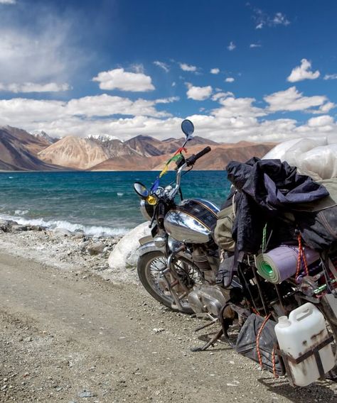 Bike Travel Photography, Magnetic Hill, Pangong Lake, Nubra Valley, Travel Destinations In India, India Travel Places, Bike Travel, Leh Ladakh, Last Ride