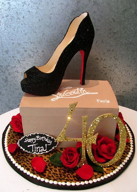 45 Birthday Ideas For Women Decoration, 45th Birthday Ideas, 40th Birthday Cake For Women, Birthday Cake For Women, Cake For Women, High Heel Cakes, Shoe Cakes, New Birthday Cake, Shoe Cake