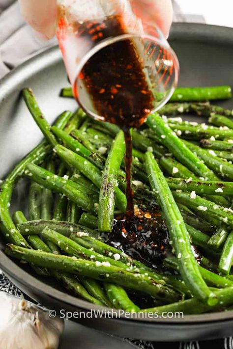 Garlic Green Bean Recipes Chinese, Aperitif, Schezwan Green Beans, Green Beans Chinese Style, Asian Fried Green Beans, Spicy Green Beans Pf Changs, Sesame Ginger Green Beans, Green Bean Recipes Asian Style, Schezuan Green Beans