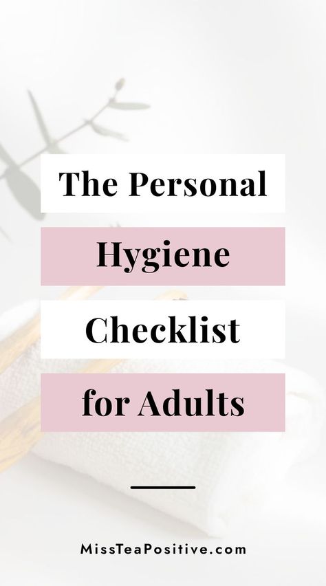 What is the importance of health and hygiene? How to maintain basic personal hygiene? Here is a daily personal hygiene checklist for adults! In this checklist you will find good grooming tips for men and products essentials list, hygienic activities that teach you how to improve your personal hygiene and create a routine for women and how to have good hygiene with numerous girl life hacks. Personal Grooming Women Routine, Good Grooming And Personal Hygiene, Must Have Hygiene Products, Basic Self Care Checklist, Hygiene List For Women, Grooming Checklist For Women, Morning Hygiene Routine, Daily Hygiene Routine For Women, Hygiene Checklist For Women