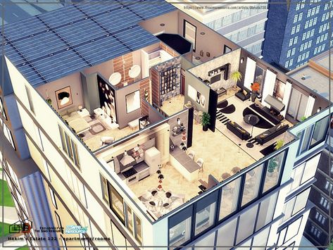 Sims 4apartment, Sims 4 122 Hakim House Floor Plan, Sims 4 1010 Alto Apartment, Sims 4 Houses Apartments, Condo Sims 4, 121 Hakim House Sims 4 Floorplan, Sims4 Apartment Layout, Viii Landgraab Sims 4 Apartment, San Myshuno Penthouse